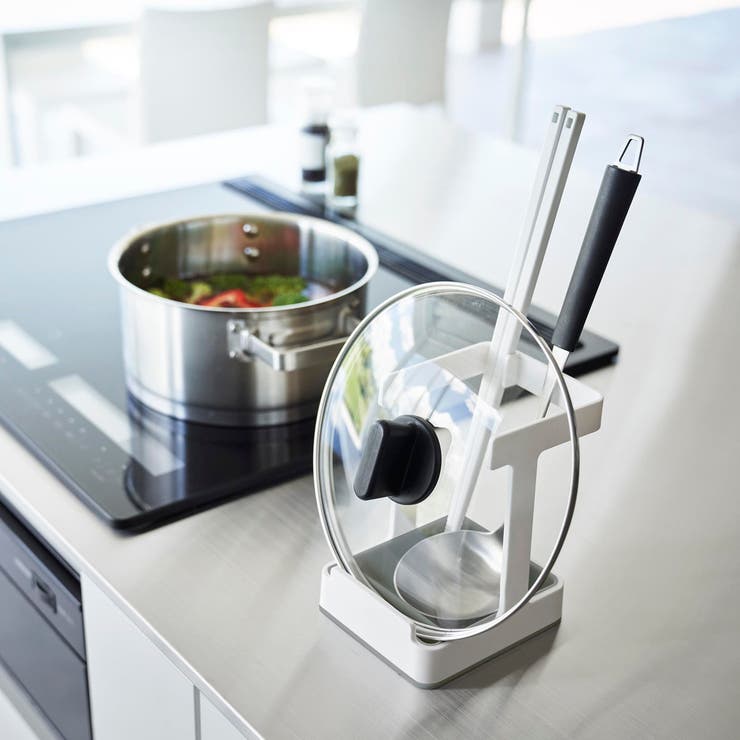 山崎実業 Plate お玉＆菜箸＆鍋蓋スタンド | livingut | 詳細画像15 