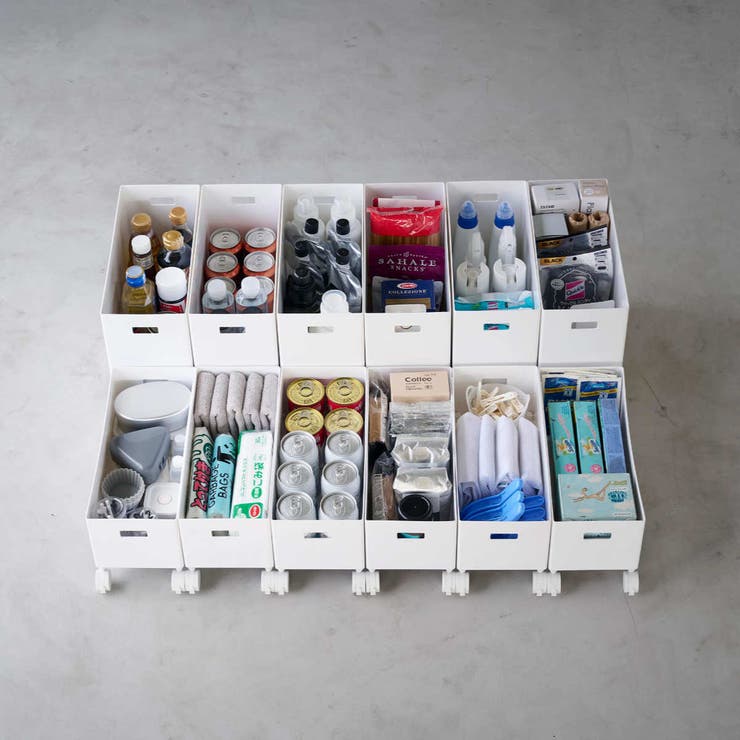 山崎実業 tower 蓋付き収納ボックスワゴン用追加ボックス | livingut | 詳細画像13 