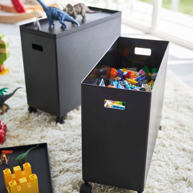 山崎実業 tower 蓋付き収納ボックスワゴン | livingut | 詳細画像16 