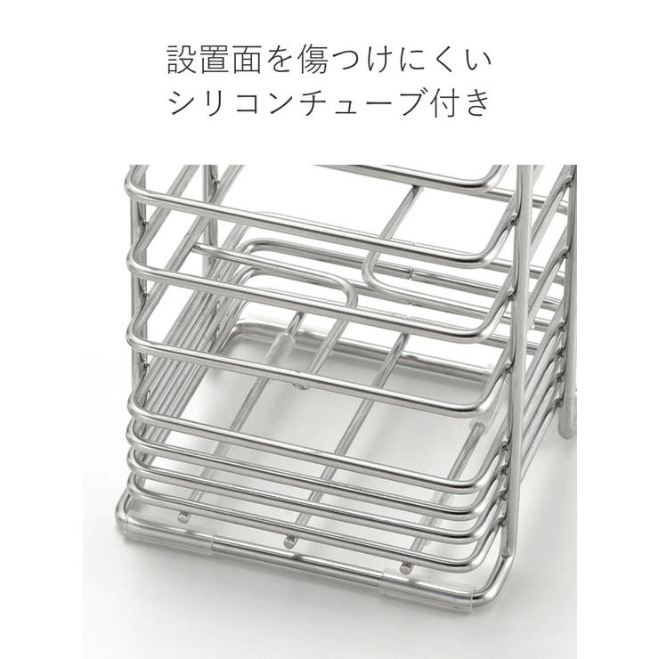 キッチンツールスタンド ぴったり置けるしかくいツールスタンド 仕切り付き | livingut | 詳細画像7 