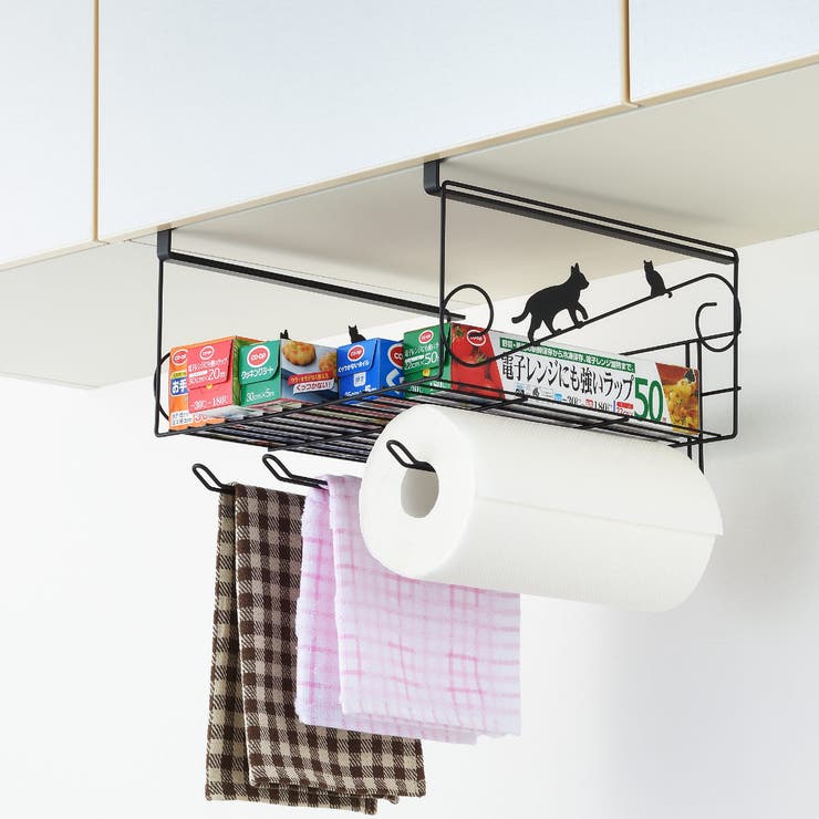 収納ラック ネコの吊り戸棚下ラック 日本製 | livingut | 詳細画像5 