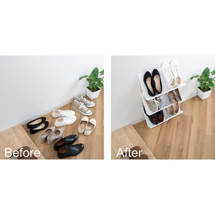 シューズラック 3段 スリム | livingut | 詳細画像5 