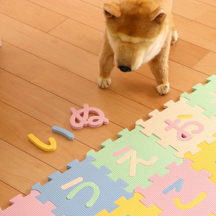 ジョイントマット 15×15cm ひらがなパズルマット | livingut | 詳細画像12 