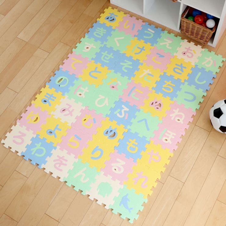 ジョイントマット 15×15cm ひらがなパズルマット | livingut | 詳細画像17 