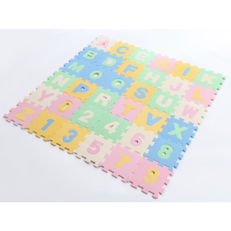 ジョイントマット 17×17cm 英数字パズルマット | livingut | 詳細画像3 