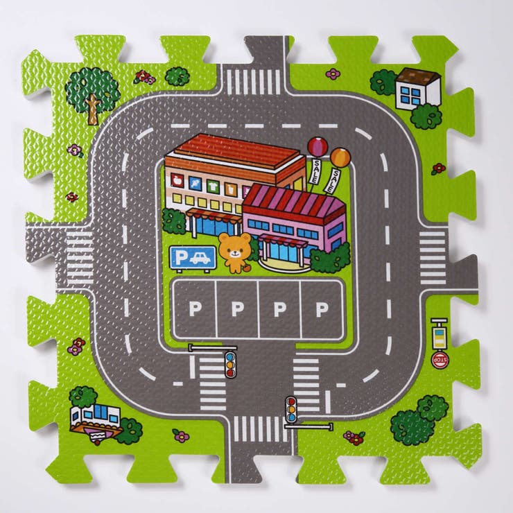 つながるジョイントマット 道路柄 9枚セット | livingut | 詳細画像5 
