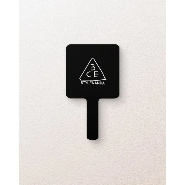 ブラック | 【3CE公式】スクエア ハンドミラー / 手鏡 / ミラー | 3CE OFFICIAL SHOP