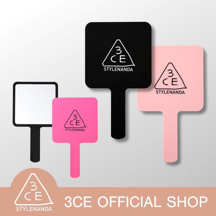 【3CE公式】スクエア ハンドミラー / 手鏡 / ミラー | 3CE OFFICIAL SHOP | 詳細画像1 