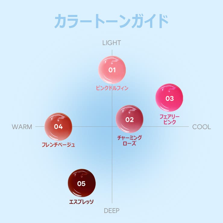 クリスタルデューイーリップグロス 5g(5色) 韓国コスメ 韓国 | LOVB LOVB | 詳細画像3 