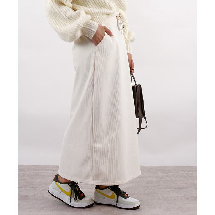 【あったか裏起毛】ナロースカート コーデュロイスカート 裏ボアスカート | CLOTHY | 詳細画像26 