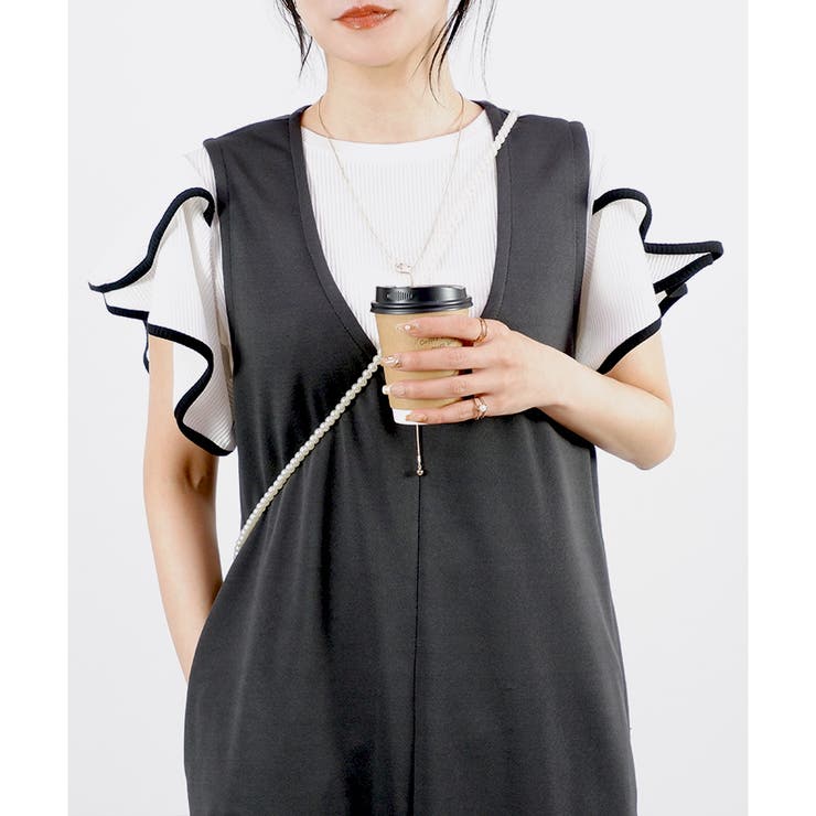 【春夏アイテム】フクレVネックワンピース | CLOTHY | 詳細画像11 