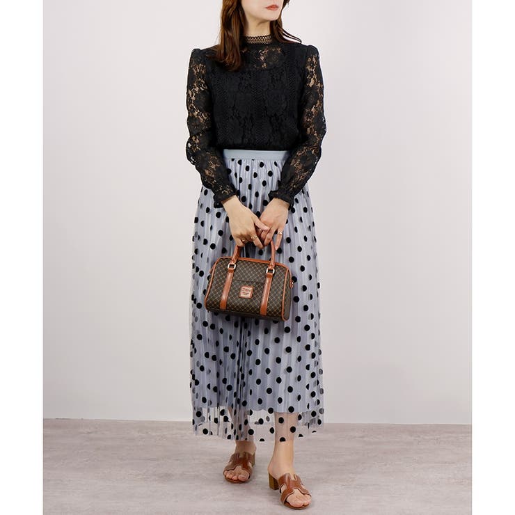 【春アイテム】チュール２WAYドット柄スカート | CLOTHY | 詳細画像34 