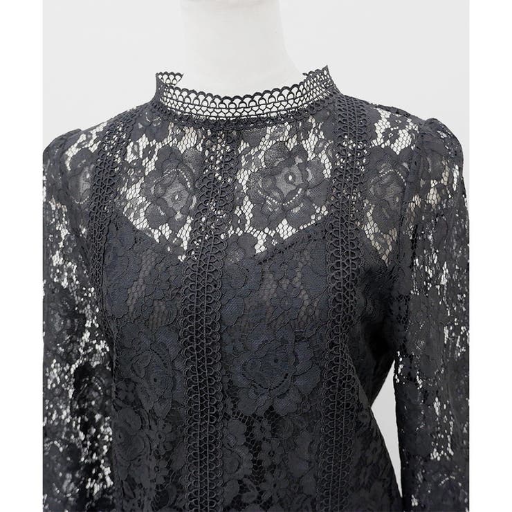 【春アイテム】9分袖レースシアーブラウス | CLOTHY | 詳細画像8 