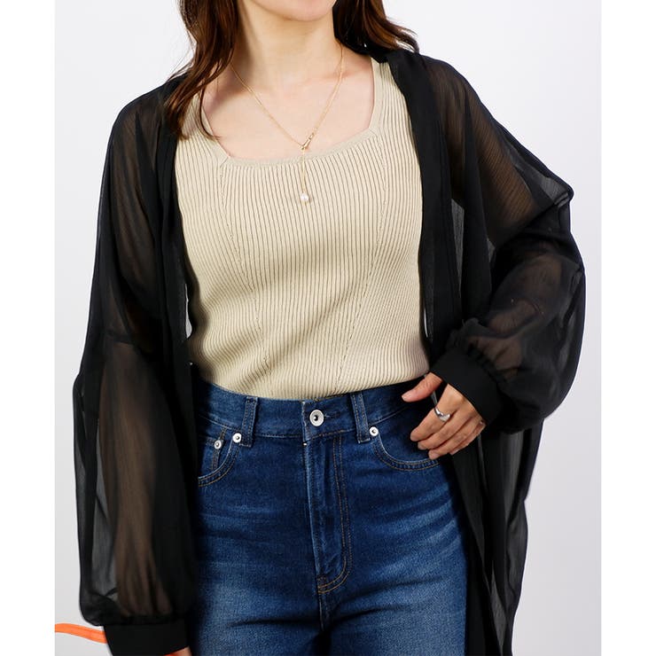 【日焼け対策】シアーロングトッパー | CLOTHY | 詳細画像13 