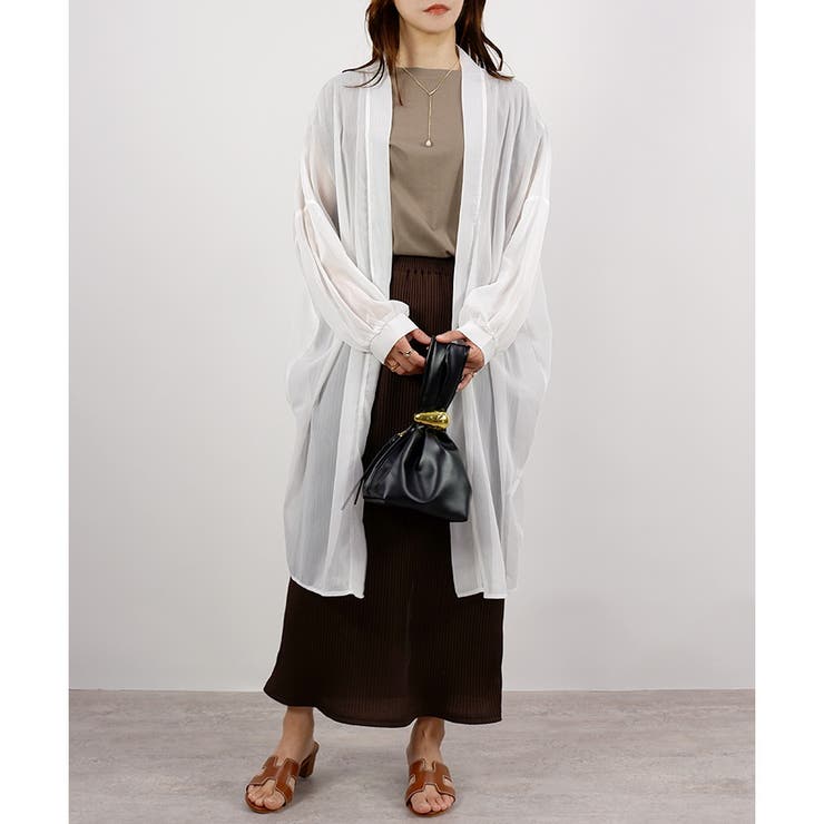 【日焼け対策】シアーロングトッパー | CLOTHY | 詳細画像19 