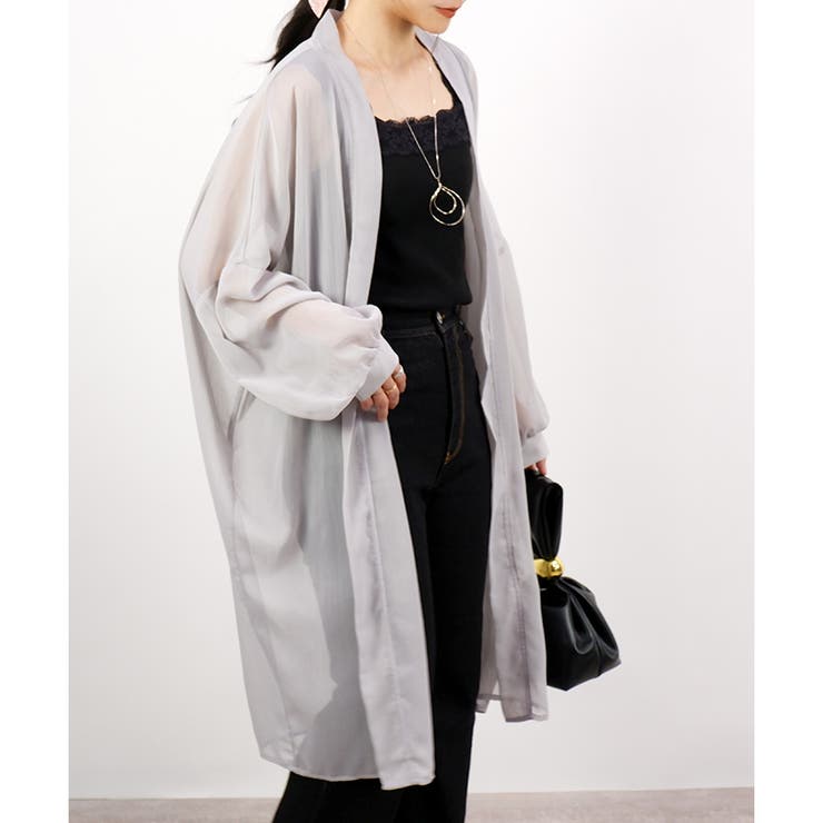 【日焼け対策】シアーロングトッパー | CLOTHY | 詳細画像23 