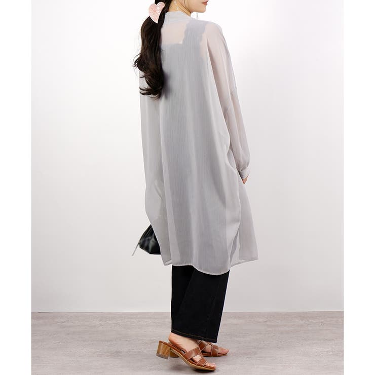 【日焼け対策】シアーロングトッパー | CLOTHY | 詳細画像26 