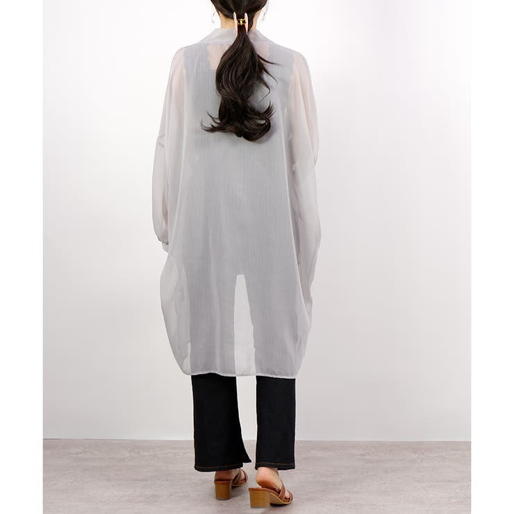 【日焼け対策】シアーロングトッパー | CLOTHY | 詳細画像27 