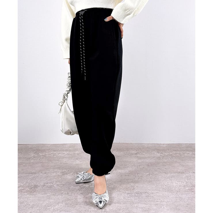 【あったか裏ボアシリーズ】裏ボアスウェットジョガーパンツ | CLOTHY | 詳細画像4 