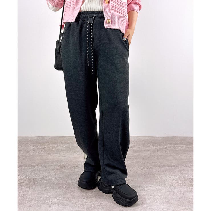 【あったか裏ボアシリーズ】裏ボアサイドラインスウェットバレルパンツ | CLOTHY | 詳細画像13 