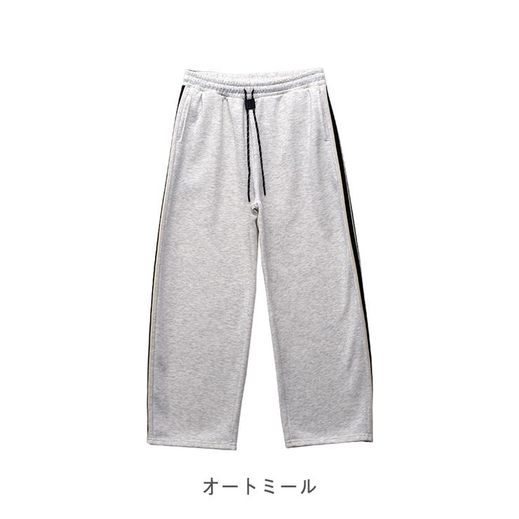 【あったか裏ボアシリーズ】裏ボアサイドラインスウェットバレルパンツ | CLOTHY | 詳細画像32 
