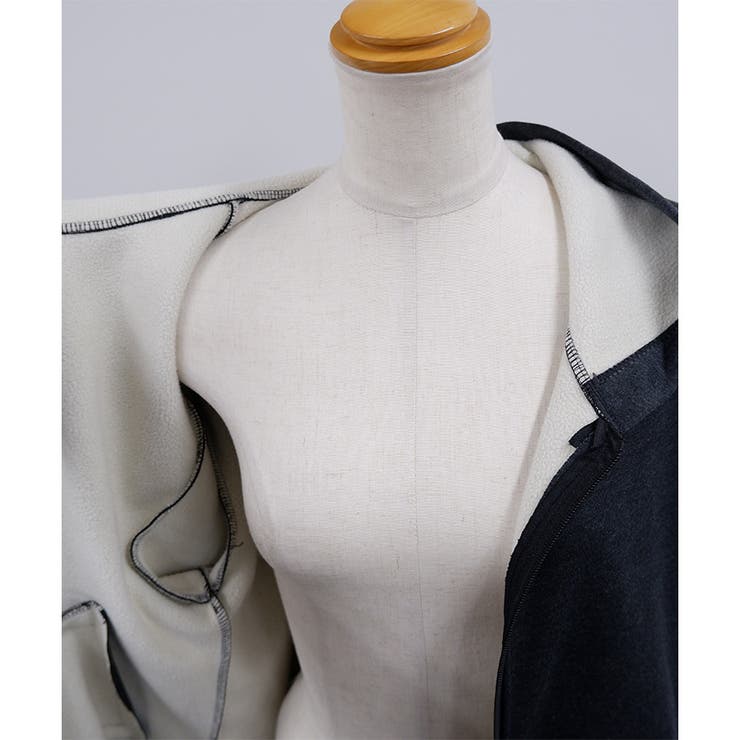 【あったか裏ボアシリーズ】裏ボアフルジップパーカー | CLOTHY | 詳細画像23 