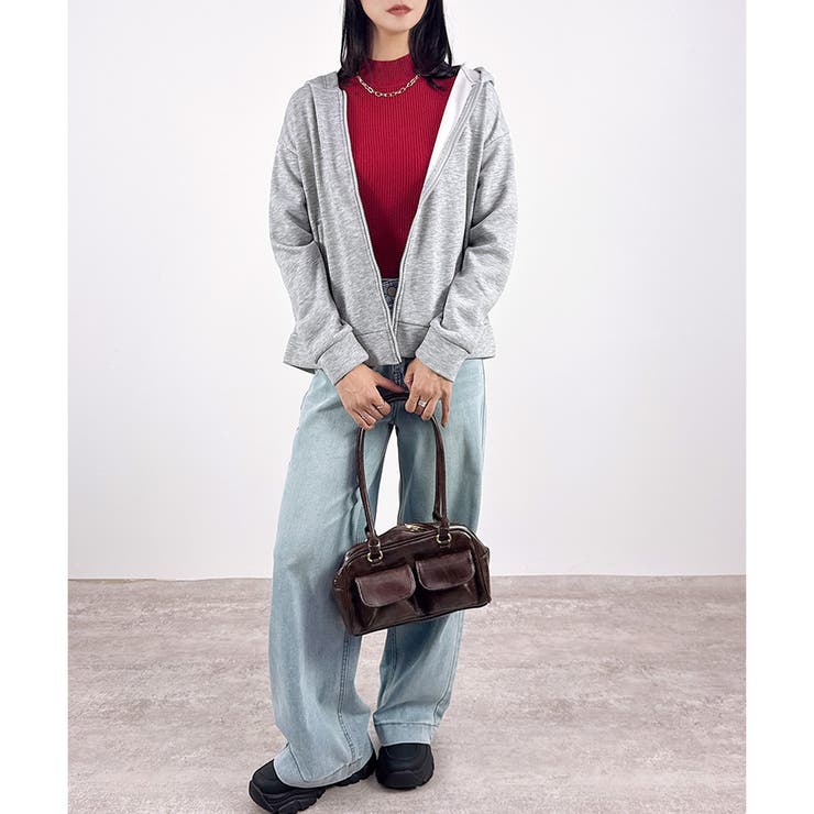 【あったか裏ボアシリーズ】裏ボアフルジップパーカー | CLOTHY | 詳細画像7 