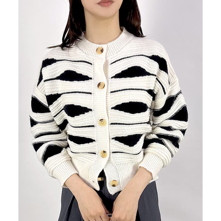 【2025AW新作】柄ニットカーデ | CLOTHY | 詳細画像19 