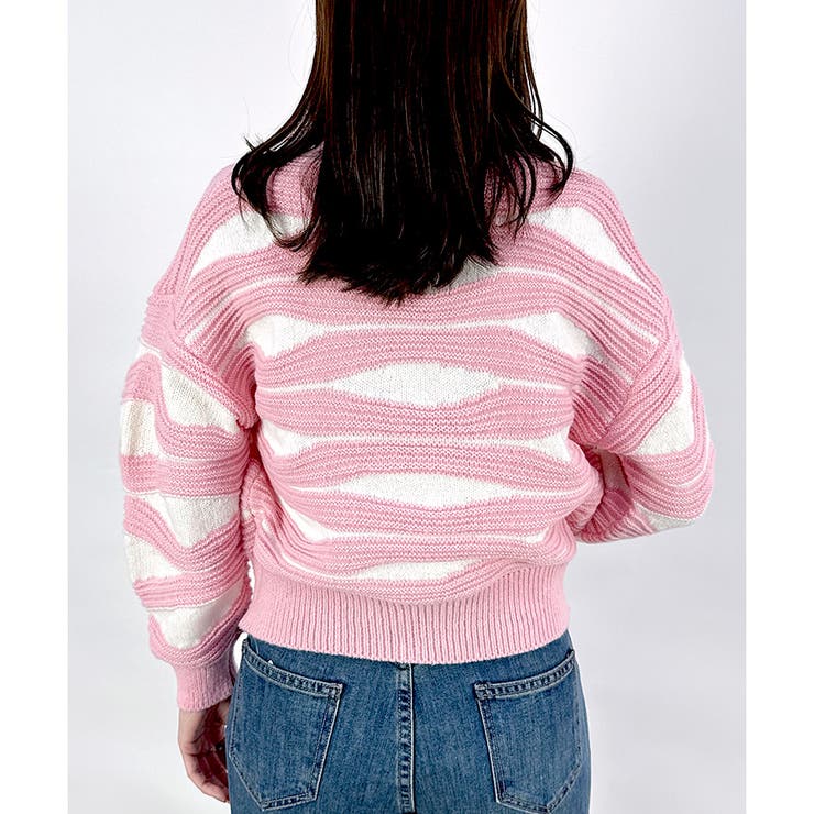 【2025AW新作】柄ニットカーデ | CLOTHY | 詳細画像30 