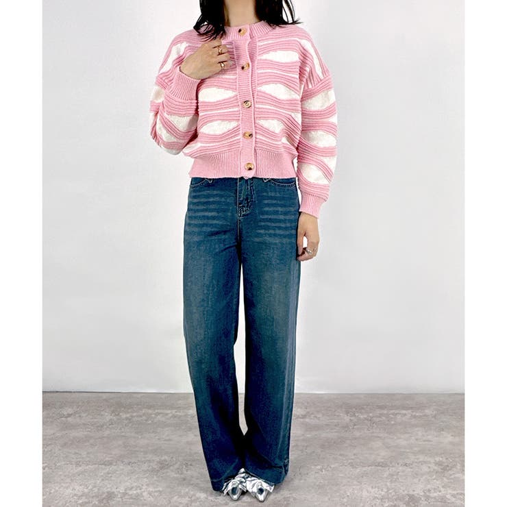 【2025AW新作】柄ニットカーデ | CLOTHY | 詳細画像31 