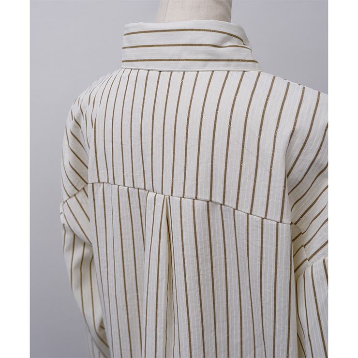 【2025AW新作】シアーポケットストライプシャツ | CLOTHY | 詳細画像26 