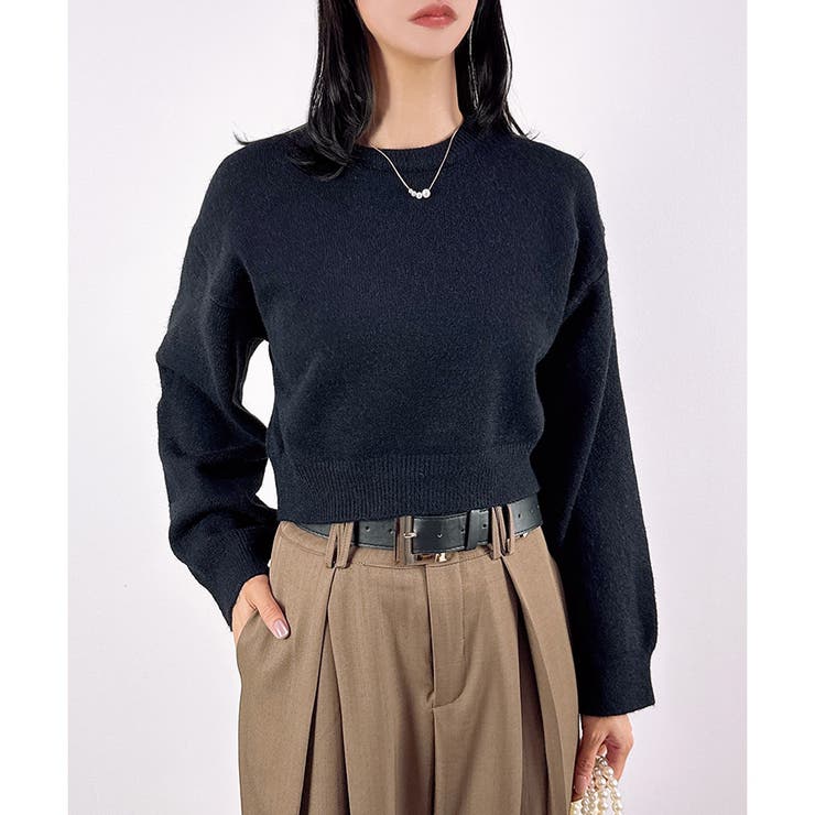 【2025AW新作】ショート丈ボリューム袖トップス | CLOTHY | 詳細画像2 