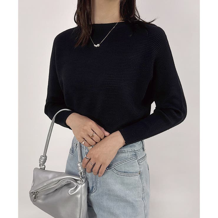 【2025AW新作】リブドルマンニット | CLOTHY | 詳細画像4 