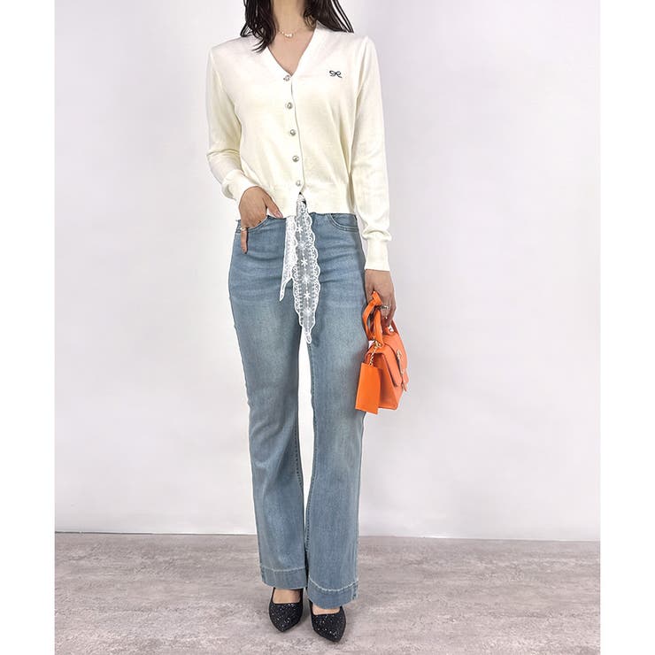 【2025AW新作】リボン刺繍ニットカーディガン | CLOTHY | 詳細画像22 