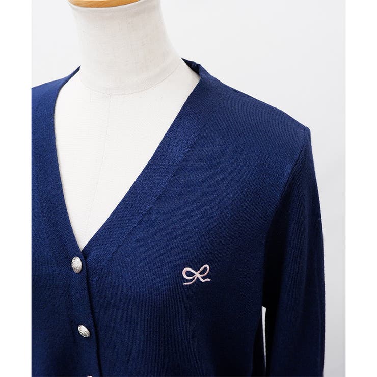 【2025AW新作】リボン刺繍ニットカーディガン | CLOTHY | 詳細画像25 