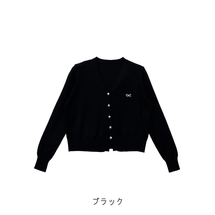 【2025AW新作】リボン刺繍ニットカーディガン | CLOTHY | 詳細画像26 