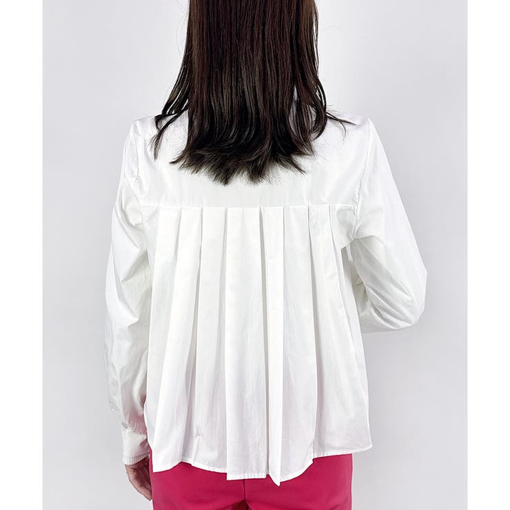 【2025AW新作】バックプリーツシャツ | CLOTHY | 詳細画像7 