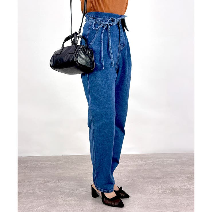 かぐれ 新品 今季 デニムクロップドパンツ ジーンズ 2025