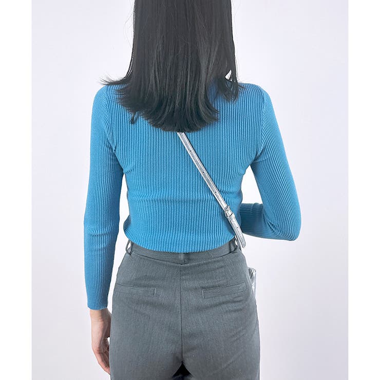 【2025AW新作】タートルネックリブニット | CLOTHY | 詳細画像10 