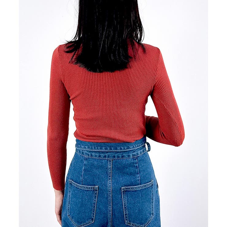 【2025AW新作】タートルネックリブニット | CLOTHY | 詳細画像14 