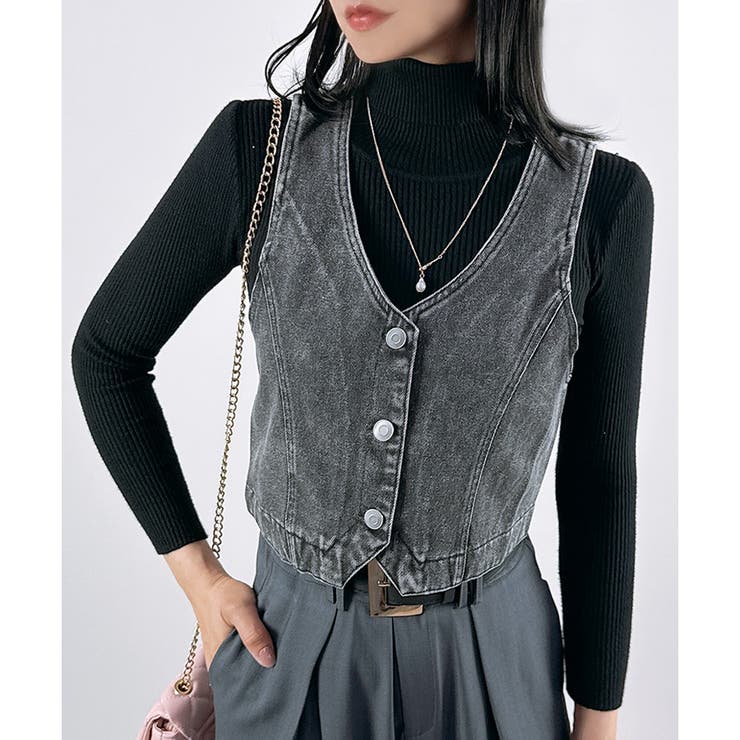 【2025AW新作】タートルネックリブニット | CLOTHY | 詳細画像2 