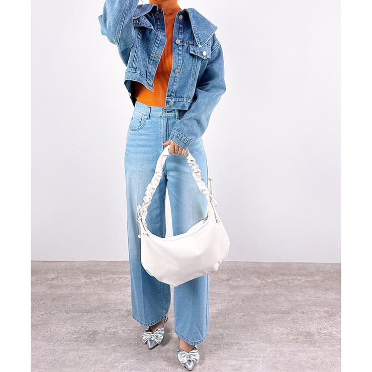 【2025AW新作】くしゅくしゅハーフムーンバッグ | CLOTHY | 詳細画像12 