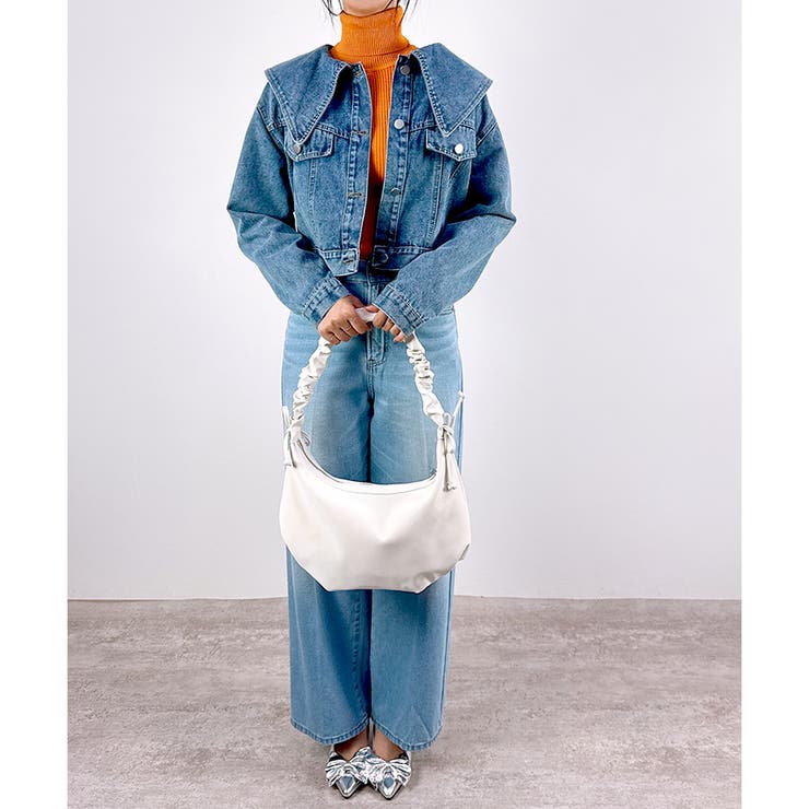 【2025AW新作】くしゅくしゅハーフムーンバッグ | CLOTHY | 詳細画像13 