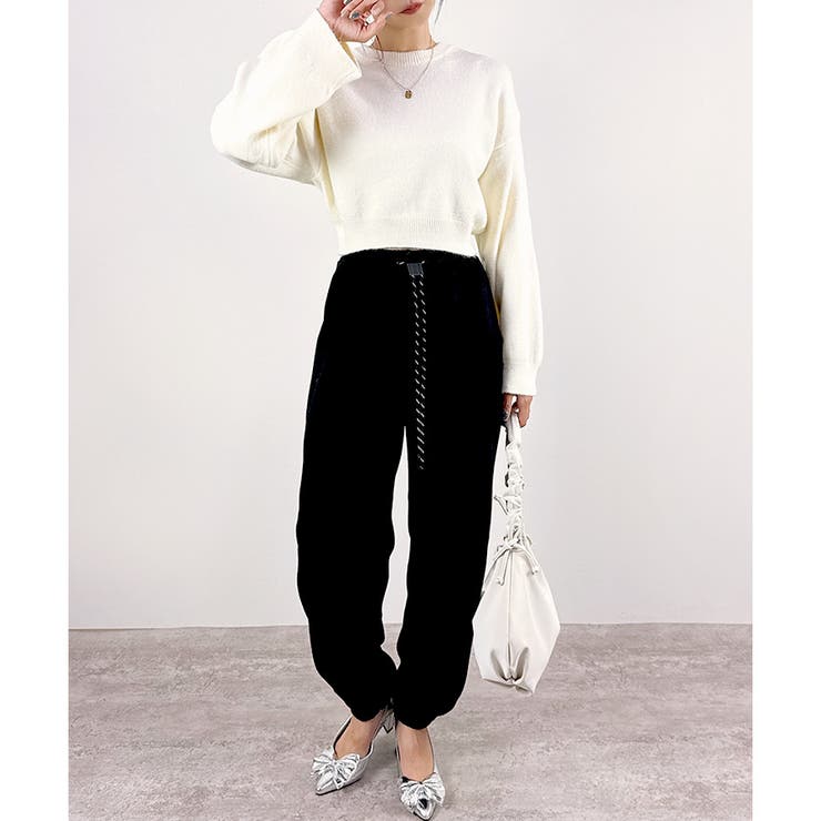 【2025AW新作】くしゅくしゅハーフムーンバッグ | CLOTHY | 詳細画像15 