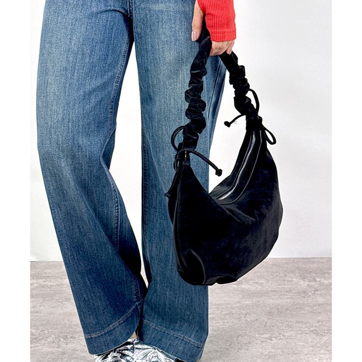 【2025AW新作】くしゅくしゅハーフムーンバッグ | CLOTHY | 詳細画像2 