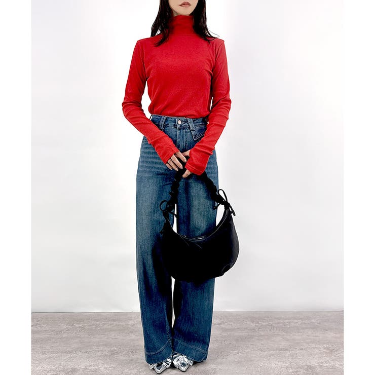 【2025AW新作】くしゅくしゅハーフムーンバッグ | CLOTHY | 詳細画像4 