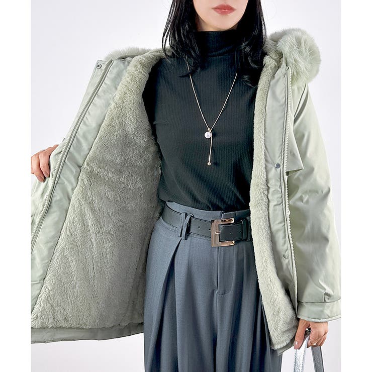 【2025AW新作】裏ファー付きモッズコート | CLOTHY | 詳細画像10 