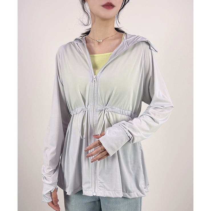 グレー | 【2026SS新作】接触冷感ツバ付きマウンテンパーカー | CLOTHY