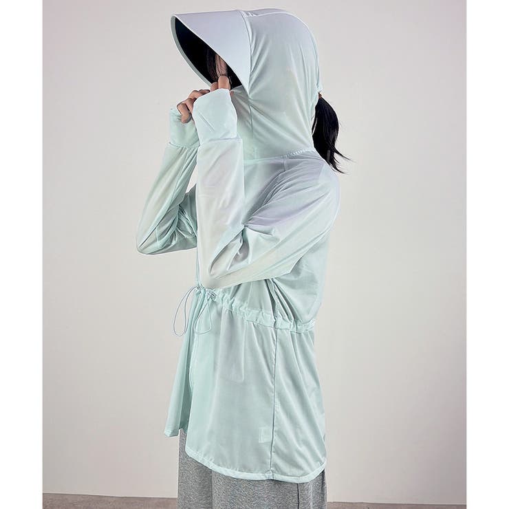 グリーン | 【2026SS新作】接触冷感ツバ付きマウンテンパーカー | CLOTHY