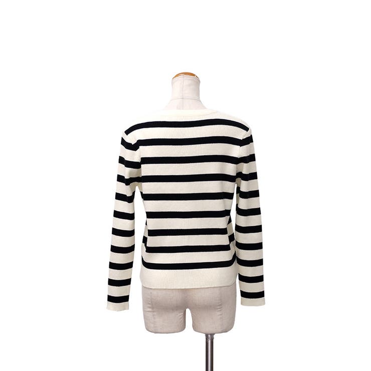 【2025AW新作】ボーダーニットカーディガン | CLOTHY | 詳細画像19 